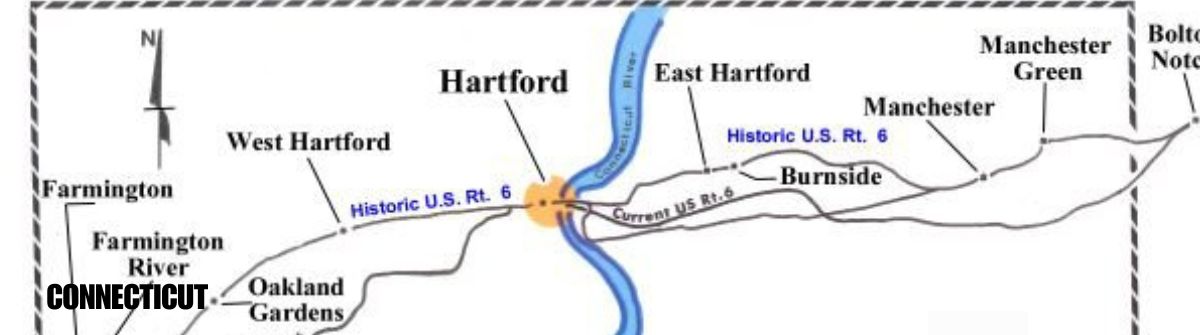 Connecticut Homepage Header Image featuring the state's name in bold text 